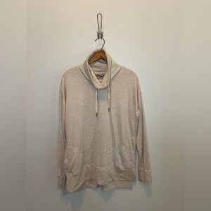 Old Navy Tan/Cream Cowl Neck Pullover Sweater